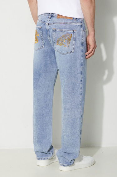 Дънки BILLIONAIRE BOYS CLUB Diamond & Dollar Embroidered Jeans Синьо | B24152, 0