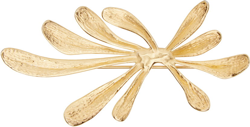 Значка Dries Van Noten Dries Van Noten Floral Textured Brooch Металик | 252-028203-061