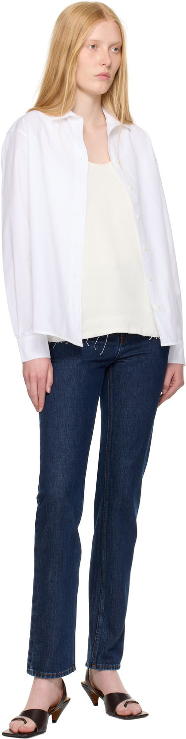 Риза TOTEME Signature Cotton Shirt Бяло | 243-WRT810-FB0119, 3