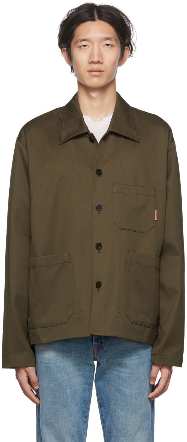 Яке Acne Studios Casual Jacket Зелено | B90642-, 0