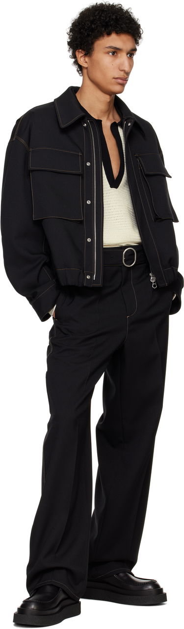 Яке Jil Sander Jil Sander Flap Pocket Jacket Черно | J22SW0036_J70001, 3