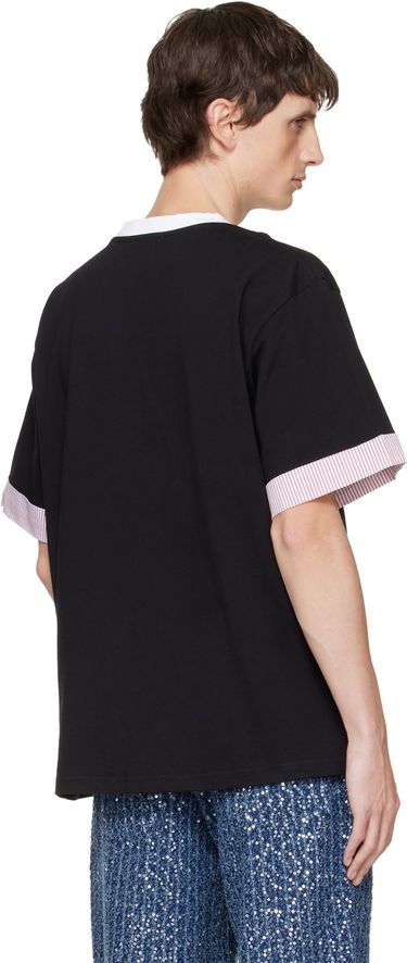 Тениска Charles Jeffrey Loverboy Charles Jeffrey LOVERBOY Banana Graphic Turn Up T-shirt Черно | 052080501, 2