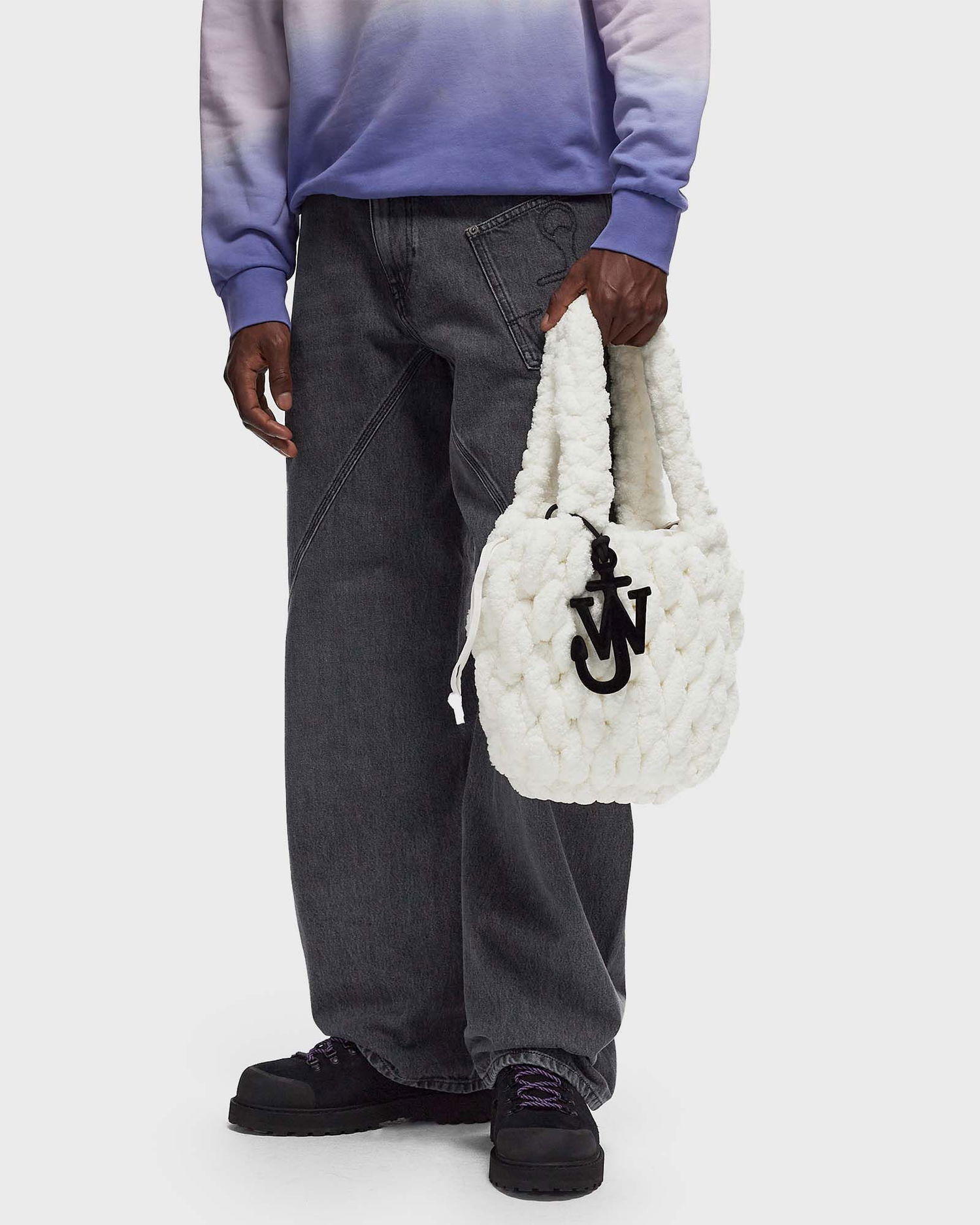 Дамска чанта JW Anderson SMALL BLANKET SHOPPER Бяло | HB0655-YN0362-002, 1