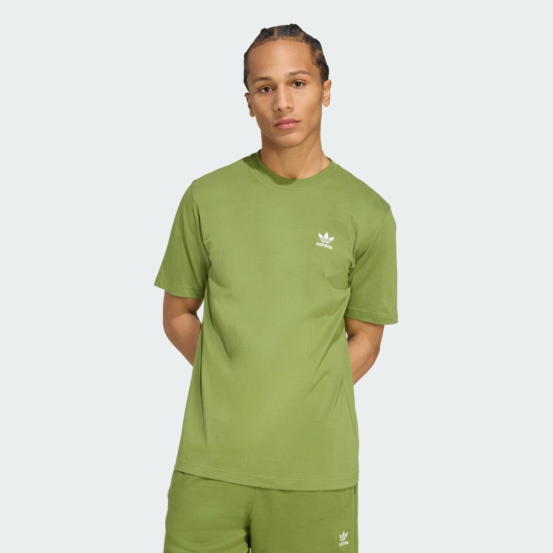 Тениска adidas Performance Trefoil Essentials T-Shirt Зелено | JV5938, 0