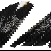 Velvet Embroidered Tokyo Japan Skull Tiger Souvenir Jacket