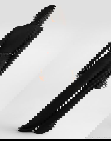 Риза Dolce & Gabbana Dolce & Gabbana Small Rose Bouquet-print Satin Pussy-bow Shirt Черно | F5T17TFSA8GHN5XP, 2