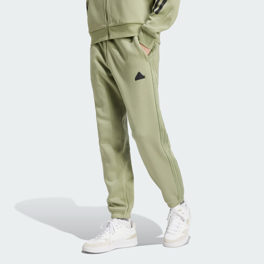 Спортни панталони adidas Performance Fleece Joggers Зелено | IX1324, 0