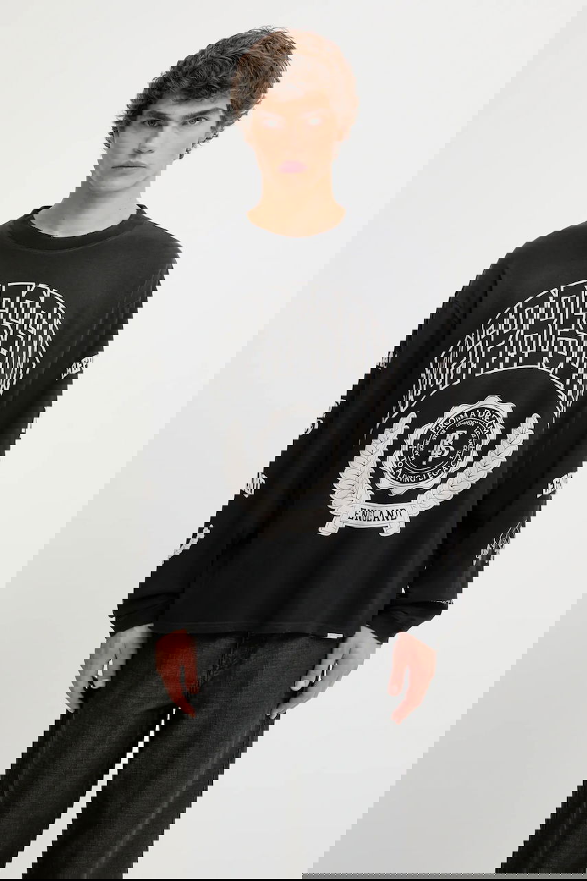 Тениска Represent Clo Represent Legacy Crest Long Sleeve T-Shirt Черно | MLM100371, 0