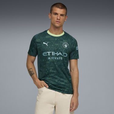 Фланелка Puma Manchester City 4th Kit 25/26 Geometric Pattern DRYCELL Jersey Зелено | 782692_04, 1