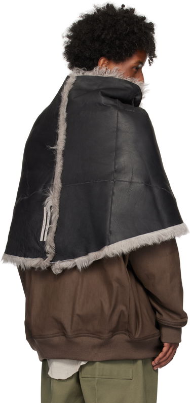 Шал Rick Owens Rick Owens Shearling Reversible Cowl Черно | RU02D6443 LSHTR, 2