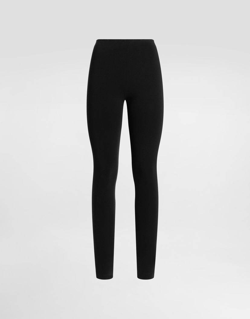 Клинове Dolce & Gabbana Dolce & Gabbana Jersey Leggings Черно | FTDGUTFUGN7N0000