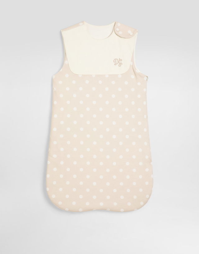 Dolce & Gabbana Newborn Polka Dot Jersey Baby Nest
