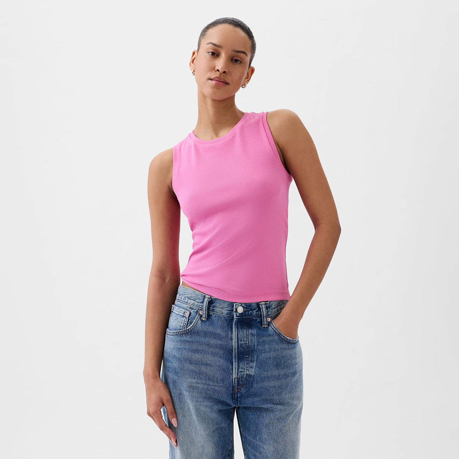 Потник GAP Sleeveless Modal Shell Indie Pink Розово | 540735-10, 0