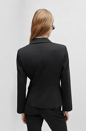 Яке BOSS Stretch Notch Lapel Jacket Черно | 50516131, 1