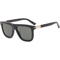 Слънчеви очила Gucci Men's Web Ingot Sunglasses Black/Grey Черно | GG1502S-001, 1