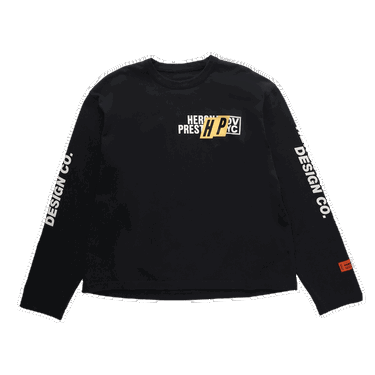 Тениска HERON PRESTON Real Estate Long-Sleeve Tee Черно | HMAB028F22JER0021001, 0