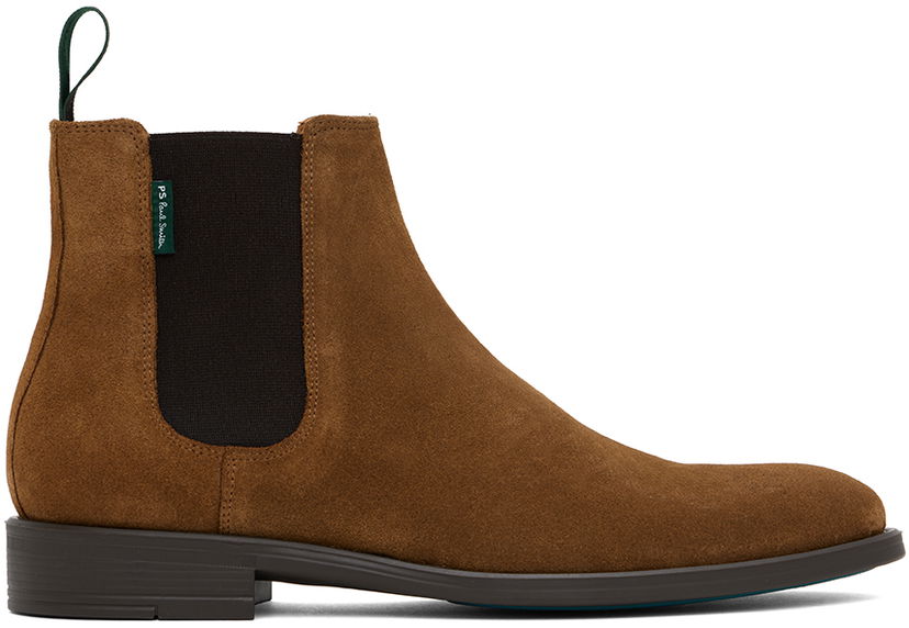 Облекло Paul Smith PS Paul Smith Cedric Chelsea Boots Кафяво | M2S-CDC03-JSUE-62