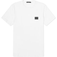 Тениска Dolce & Gabbana Plate Crew Neck T-Shirt White Бяло | G8PT1TG7F2I-W0800, 1