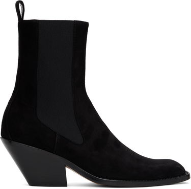 Кецове и обувки Khaite KHAITE Austin Suede Ankle Boots Черно | F1092-849, 0