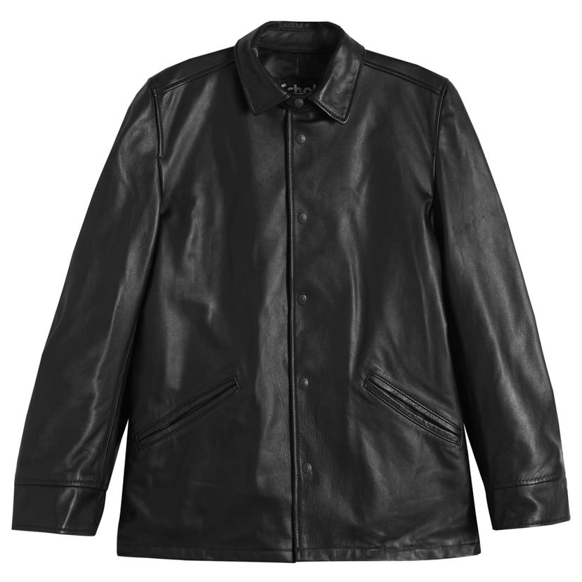 Яке Junya Watanabe MAN x Schott Leather Jacket Черно | WP-J912-100-1