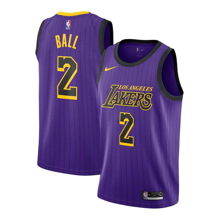 Фланелка Nike LA Lakers Ball Swingman Jersey Лилаво | AJ4618-504