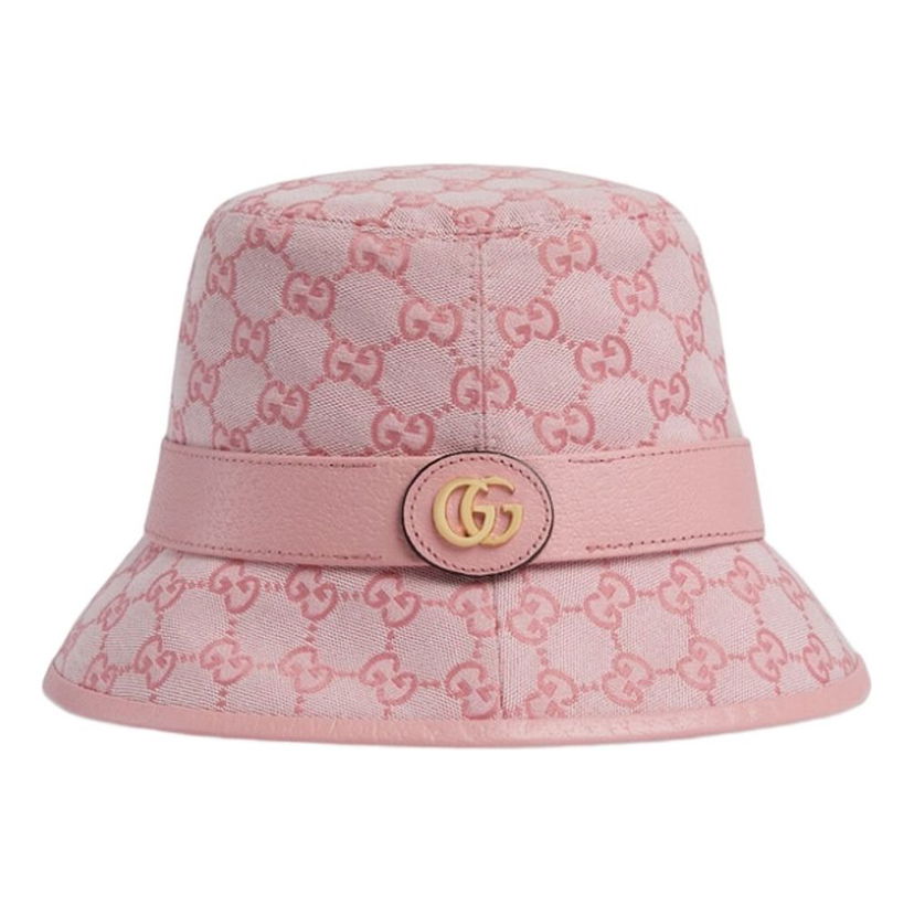 Шапка Gucci GG Canvas Bucket Hat Розово | 748476-4HG62-5872