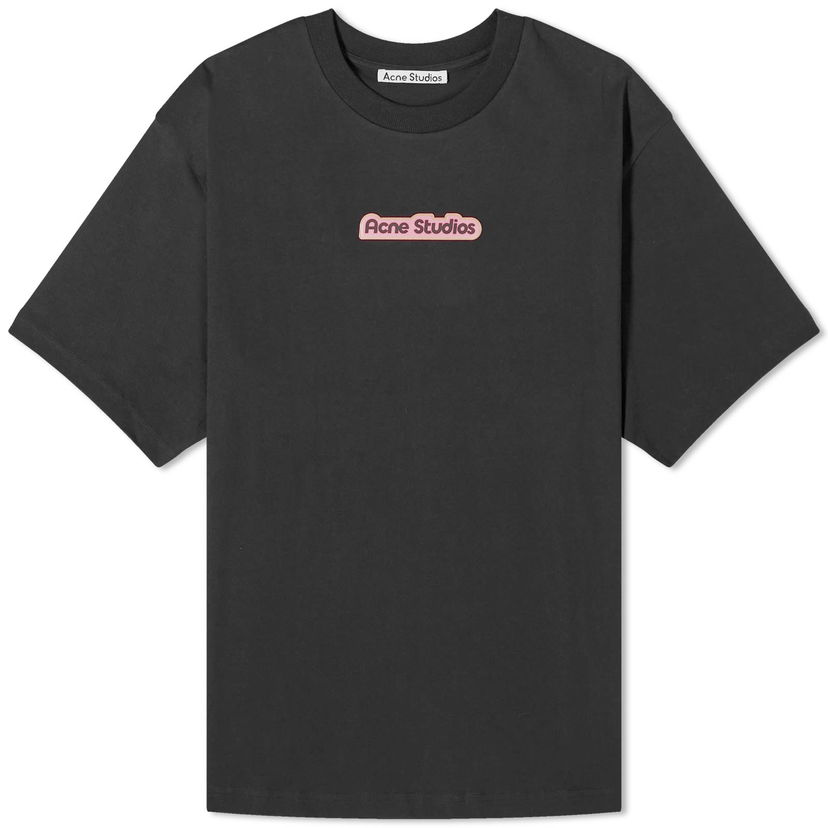 Тениска Acne Studios 'Extorr Ski Logo T-Shirt Черно | BL0389-900