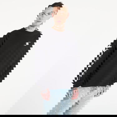 Тениска Carhartt WIP Long Sleeve Archive Script T-Shirt Черно | I036002.89XX, 0