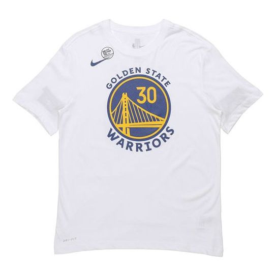 Фланелка Nike Golden State Warriors Dri-FIT Short Sleeve T-Shirt Бяло | BQ1532-106