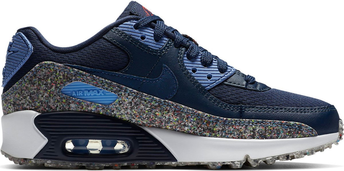 Кецове и обувки Nike Air Max 90 SE GS Синьо | cq9909-400, 1