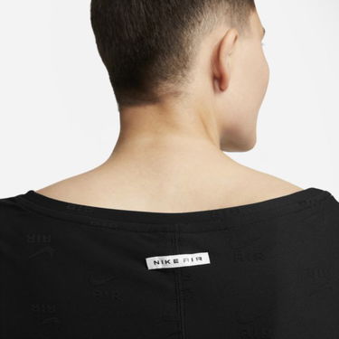 Съкратен топ Nike Long-Sleeve Top With Print Черно | DQ6919-010, 3