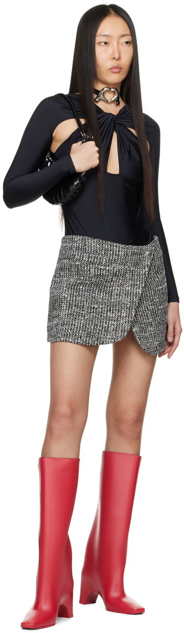 Пола Coperni Coperni Tailored Miniskirt Сиво | COPJ24100, 3