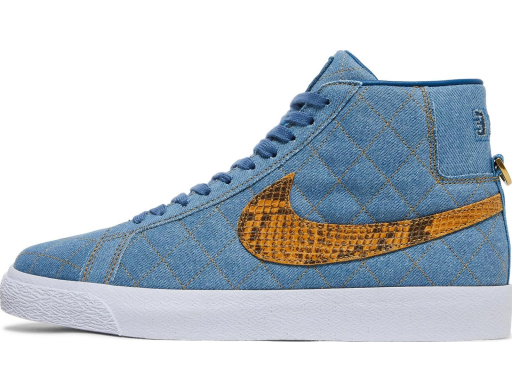 Скеитбординг Nike SB Supreme x Zoom Blazer Mid QS SB "Denim" Синьо | DX8421-400
