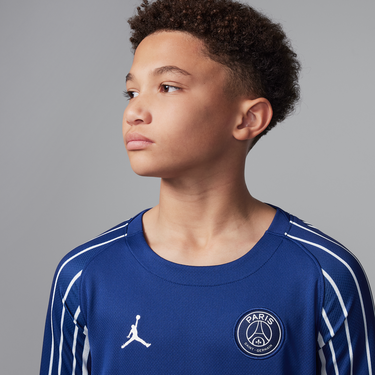 Фланелка Jordan Paris Saint-Germain Stadium 2024/25 Replica Fourth Football Jersey Long Sleeve Синьо | HJ0924-493, 2