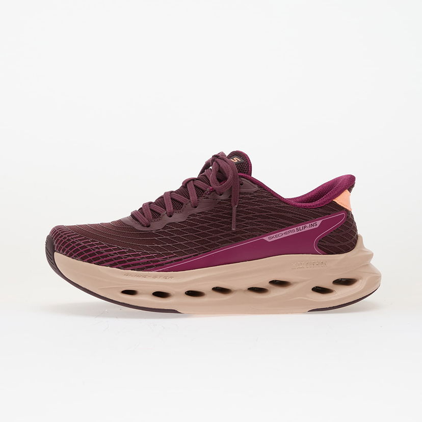Кецове и обувки Skechers Skechers Max Cushioning Glide-Step Бургунди | 129404-BURG