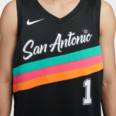 Фланелка Nike Victor Wembanyama San Antonio Spurs City Edition NBA Swingman Jersey Polyester Многоцветен | HM5996-013, 2