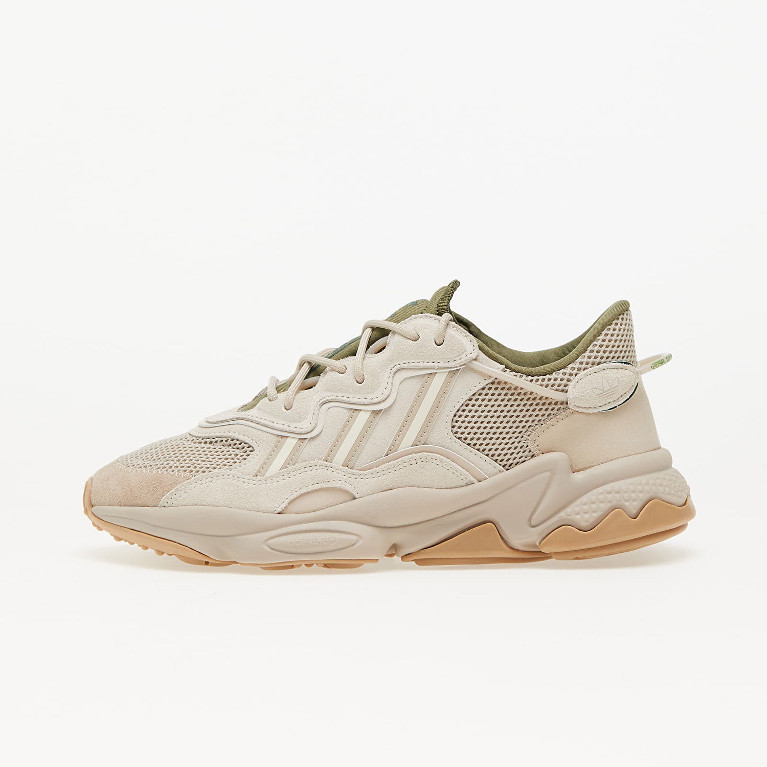 Кецове и обувки adidas Originals Men's low-top sneakers adidas Ozweego Beige Сиво | ID3187, 0