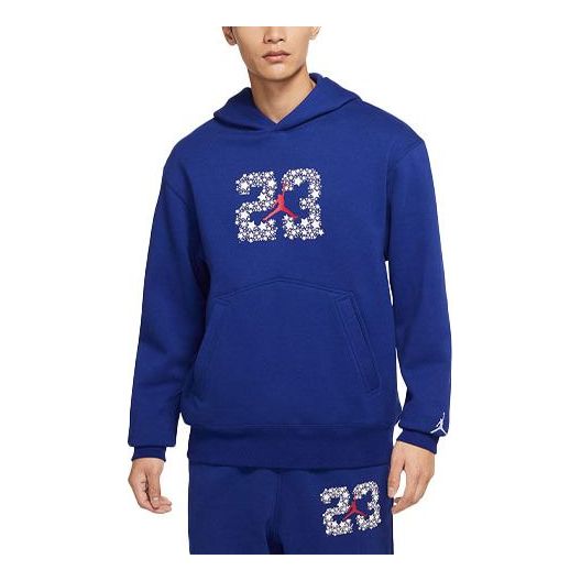 Суитчър Jordan Air Jordan Sport Fleece Knit Pullover Hoodie Синьо | DJ0220-455