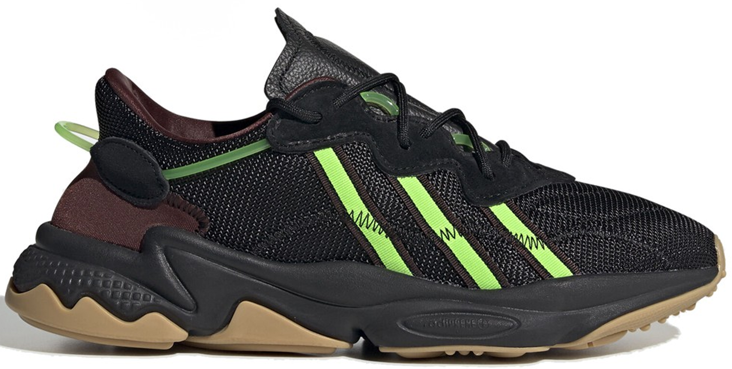 Кецове и обувки adidas Originals Ozweego Pusha T Mystery Brown Черно | FV2484, 0
