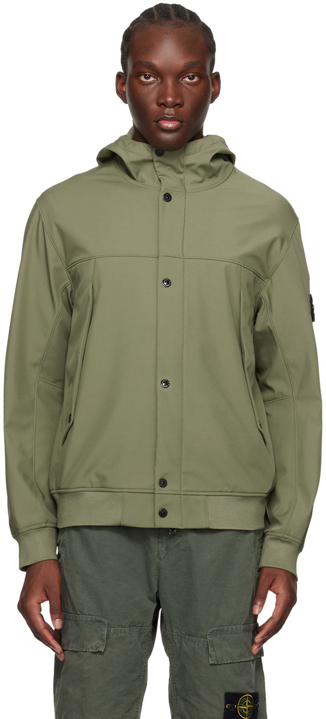 Яке Stone Island Patch Jacket "Khaki" Зелено | 801540227, 0