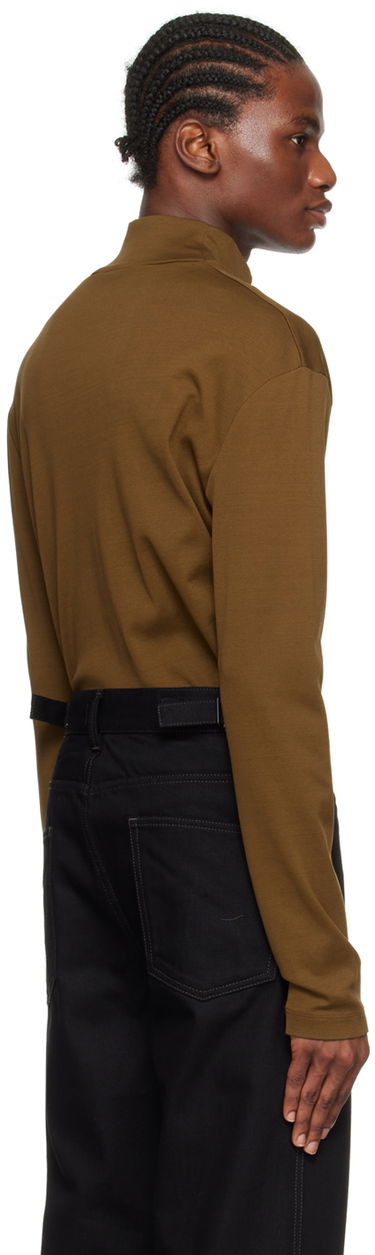 Пуловер LEMAIRE Lemaire Ribbed Turtleneck Longsleeve Кафяво | TO1130 LJ060, 2