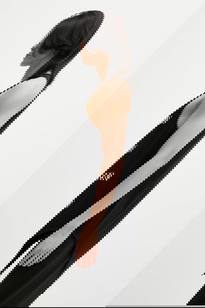 Потник Rick Owens Rick Owens DRKSHDW Knitted Basketball Tank with Subhuman Inhuman Superhuman Champion Lettering Черно | CM01E1678.CHJG, 1