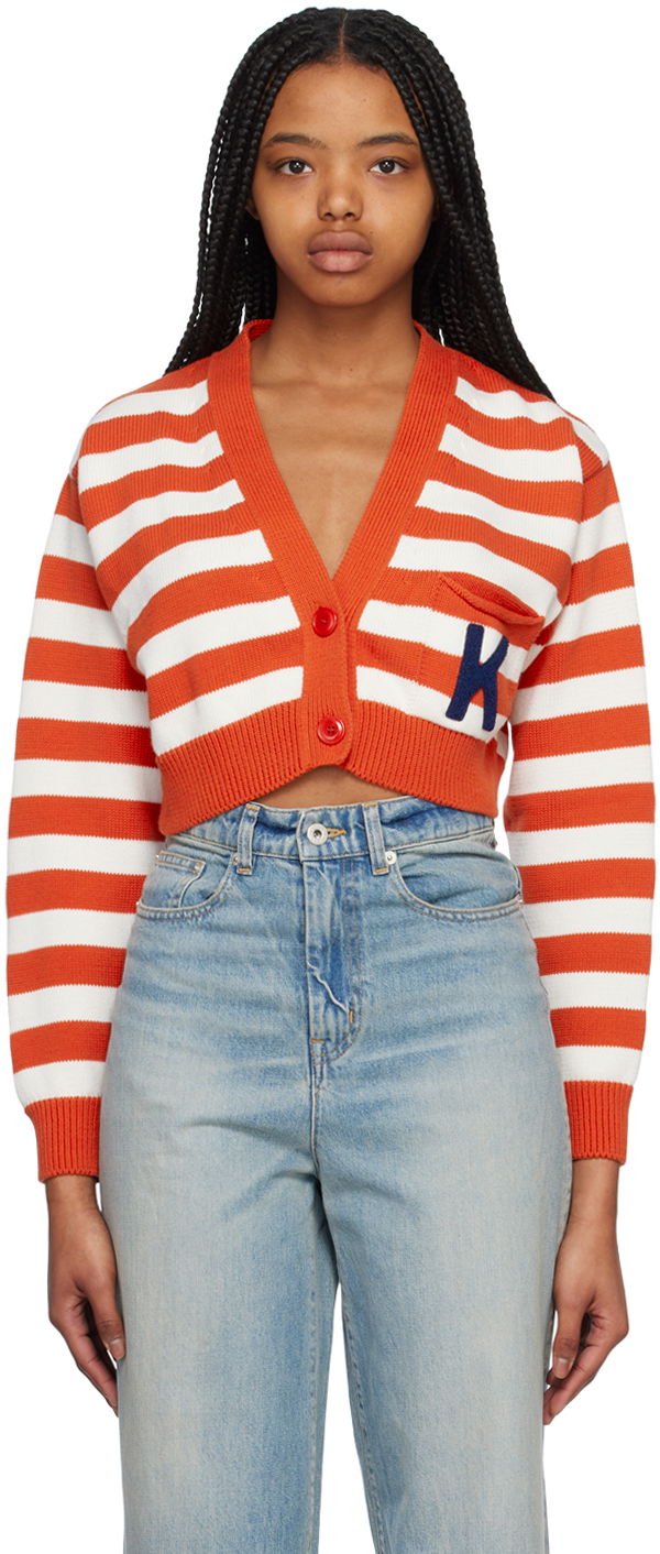 Пуловер KENZO Paris Nautical Stripes Оранжево
 | FD52CA3563CG, 0