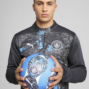 Тениска Puma Manchester City Pre-Match Quarter-Zip Top Черно | 779156_74, 1