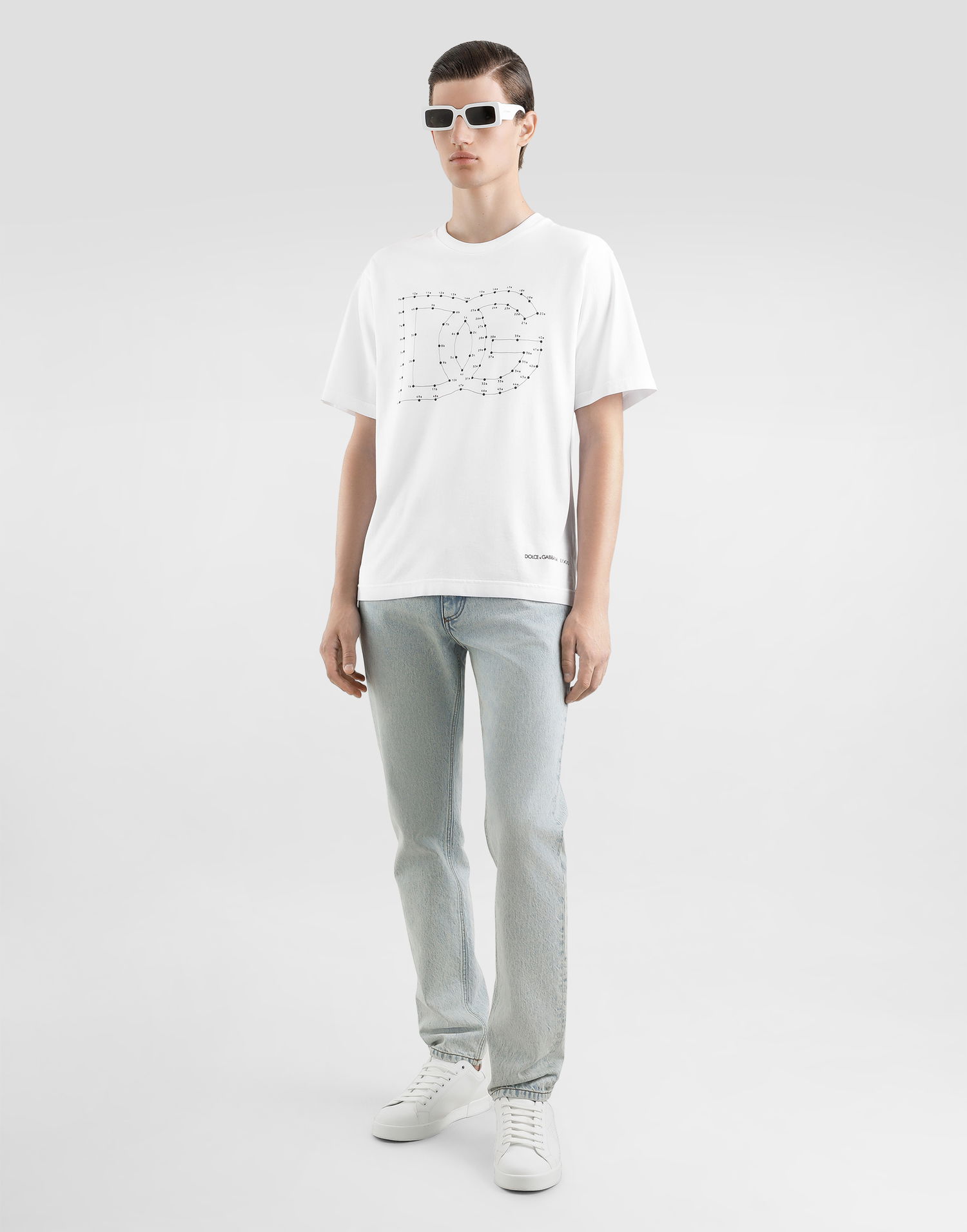 Дънки Dolce & Gabbana Dolce & Gabbana Regular Fit Cotton Jeans With Tag Синьо | GYJCCDG8MU1S9001, 1