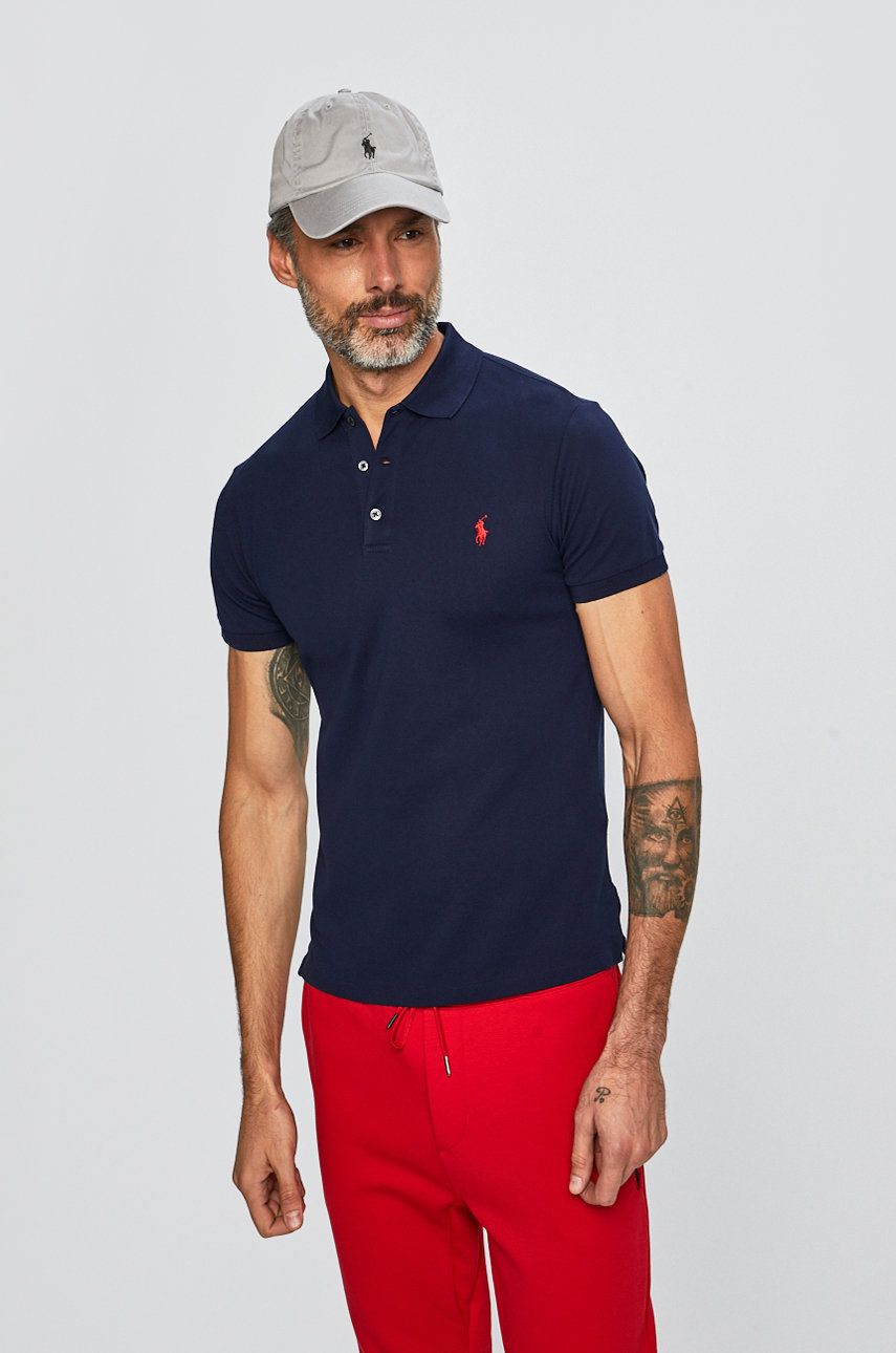 Поло тениска Polo by Ralph Lauren Polo Shirt Тъмно синьо | 710541705009, 0