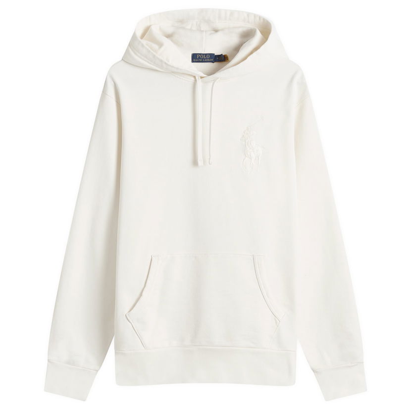 Суитчър Polo by Ralph Lauren Big Pony Clubhouse Cream Hoodie Бяло | 710936510003