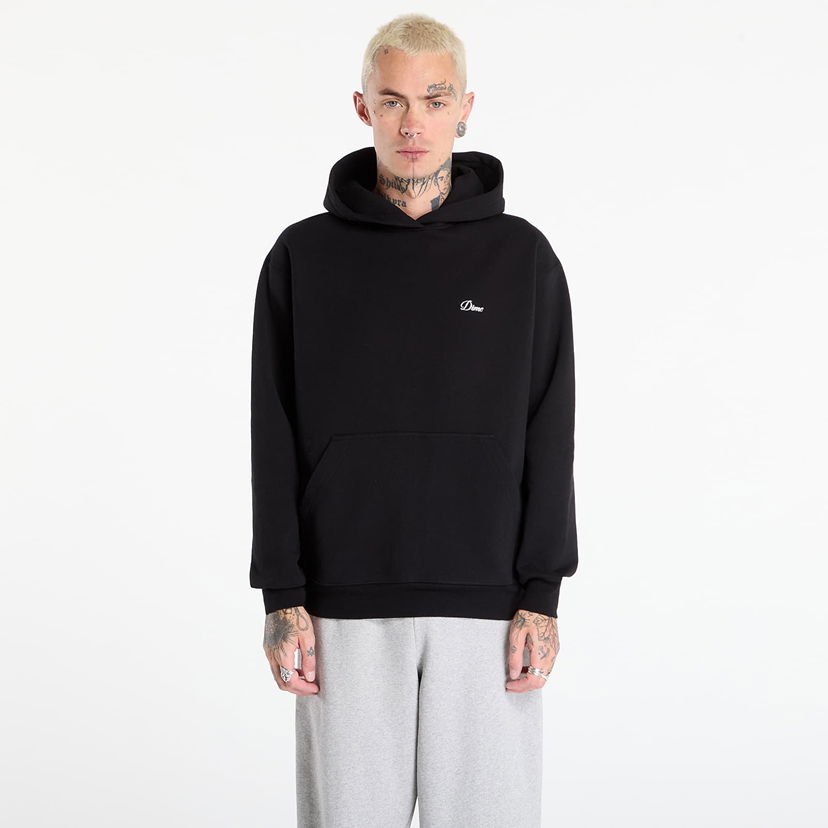 Суитчър Dime Dime Cursive Small Logo Hoodie Черно | DIMEFA2540BLK