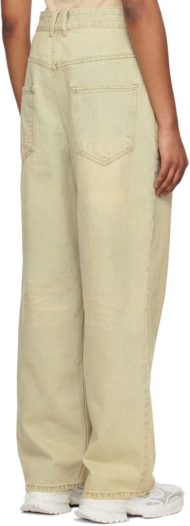 Дънки We11done Wide-Leg Jeans Зелено | WD-DP1-23-357-W-BG, 2
