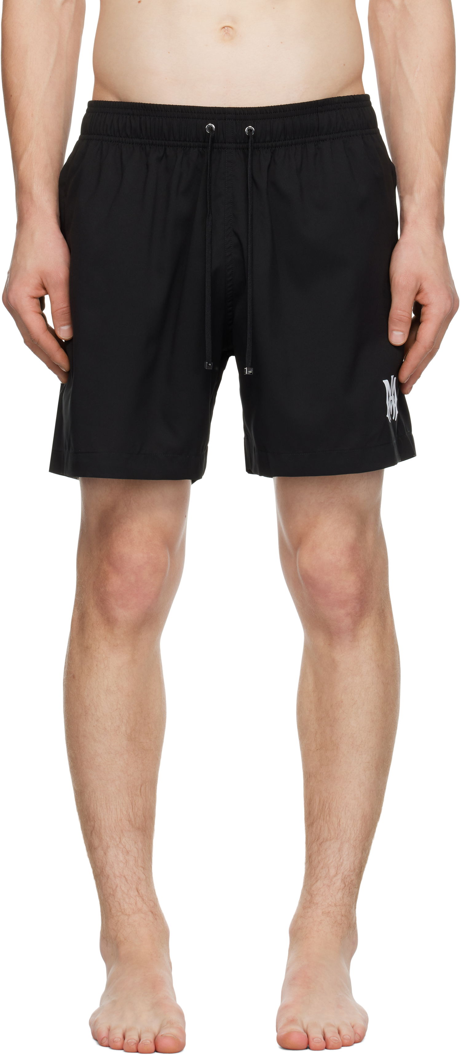 Бански AMIRI Core Logo Swim Shorts Черно | AMSWTK1034, 0
